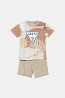 Dětská bavlněná souprava Guess béžová barva, I5GG01 K8HM4