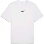 Puma ESSENTIALS SMALL NO.1 LOGO CENTERED TEE Pánské tričko, bílá, velikost