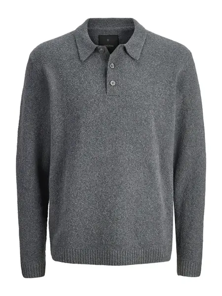 Jack & Jones Premium Sveter 'Maverick'  sivá melírovaná