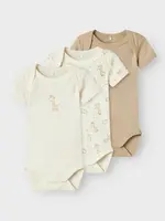 NAME IT Body  krémová / tmavobéžová