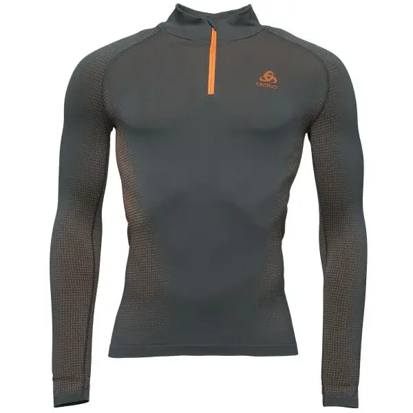 Odlo BL TOP PERFORMANCE WARM ECO Pánska základná vrstva, tmavo sivá, veľkosť