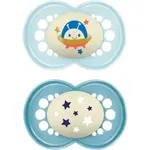 MAM Original Night 6m+ dudlík Turquoise 2 ks