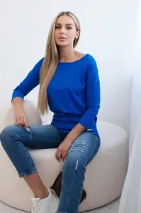 Halenka Ležérní nafialovělá modrá