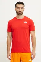 Sportovní triko The North Face Lightning Alpine červená barva, NF0A87H7HCL1