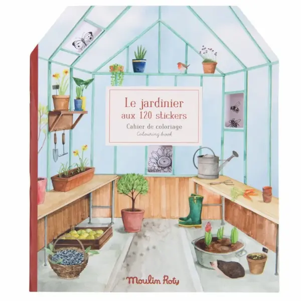 MOULIN ROTY Zahradní knížka se samolepkami