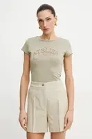 Tričko Guess béžová barva, W5GI52 K49A1