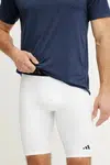 Tréninkové šortky adidas Performance Techfit bílá barva, IW5838