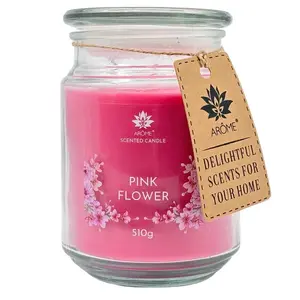 ARÔME Vonná svíčka Pink flower 510 g