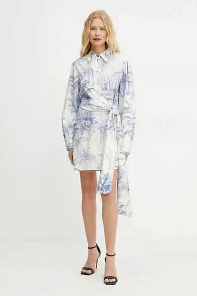 Šaty Marella IDIOMA béžová barva, mini, 2513221131200