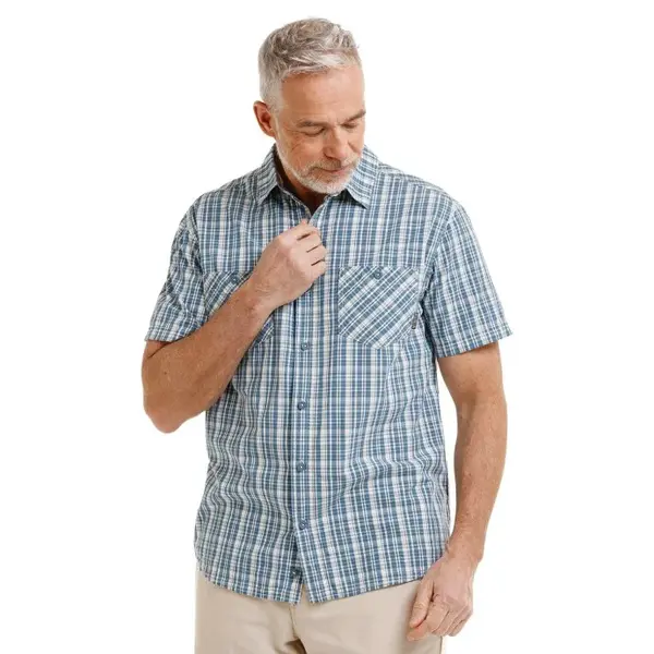 Bushman Pánska košeľa Sahel, modrá XXXL