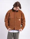 Carhartt WIP Prescott Shirt Jacket Hamilton Brown/Tobacco garment dyed M