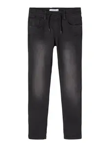 NAME IT Džínsy 'Robin'  čierny denim
