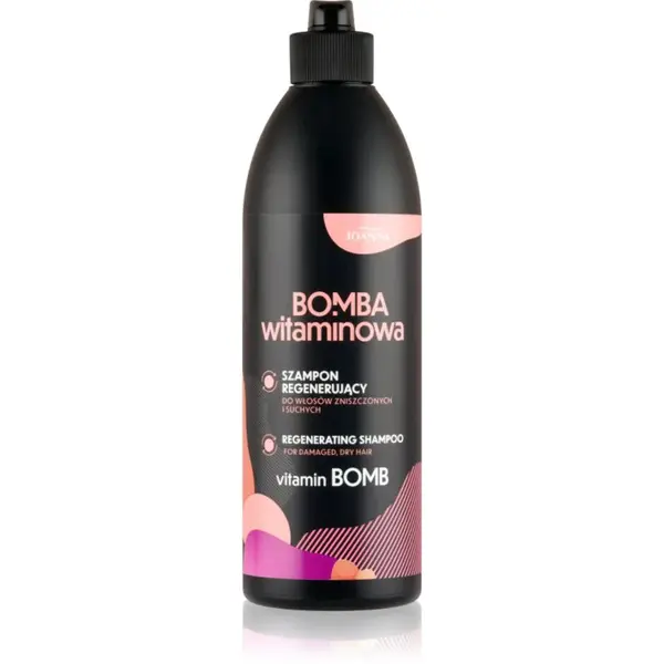 Joanna Vitamin Bomb Regenerating Shampoo regenerační šampon pro suché a poškozené vlasy 500 ml