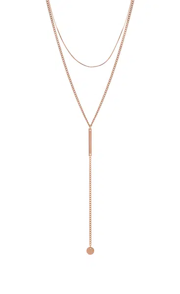 Troli Elegantní bronzový náhrdelník VGX1760RG/RE