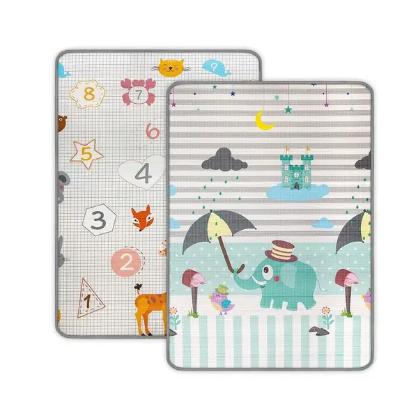 Milly Mally Pěnový koberec 180x120 cm Kinder Digits and Elephant