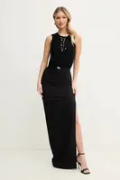 Šaty Elisabetta Franchi černá barva, maxi, ABR3851E2