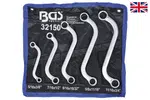 BGS technic Klíče očkové "S" profil, palcové 5ks - BGS 32150