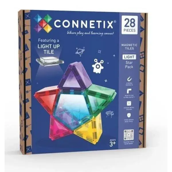 CONNETIX® Light Star Pack magnetická stavebnice 28 ks
