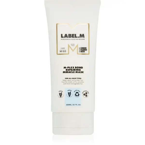 label.m M-Plex Bond Repairing Miracle Mask hĺbkovo vyživujúca maska pre všetky typy vlasov 200 ml