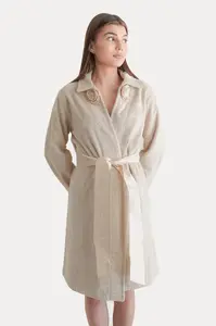 Dámsky bambusový župan ROSE L Béžová