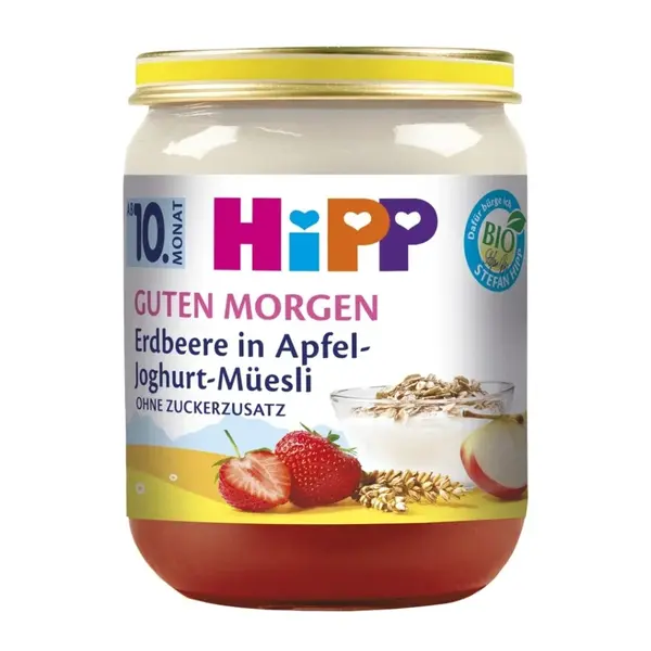 Hipp BIO Müsli s jablkem, jahodami a jogurtem 160 g