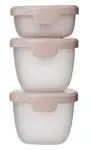 Súprava krabičiek Snack tubs 3 ks – ružové