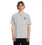Volcom pánské tričko Free Wheel Hth Sst Heather Grey | Šedá | Velikost M