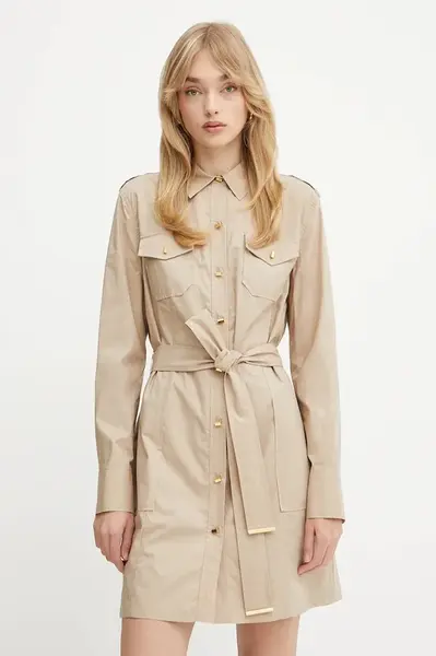 Šaty Marciano by Guess PAT béžová barva, mini, 5GGK42 7315A