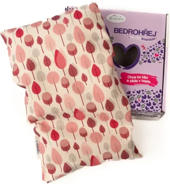 Bedrohřej - nahřívací polštářek, růžový les