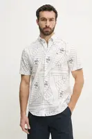 Bavlněná košile Tommy Hilfiger bílá barva, regular, s límečkem button-down, MW0MW39267