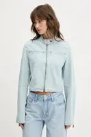 Džínová bunda Karl Kani modrá barva, přechodná, 61770002