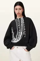 Bavlněná mikina AllSaints METALLO DANA