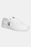 Tenisky Calvin Klein Jeans ESS VULC LOW CV MG WN bílá barva, YW0YW01762