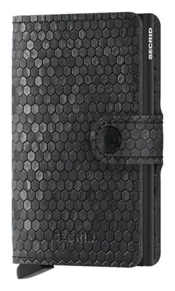 Mini peňaženka Secrid Miniwallet Hexagon Black