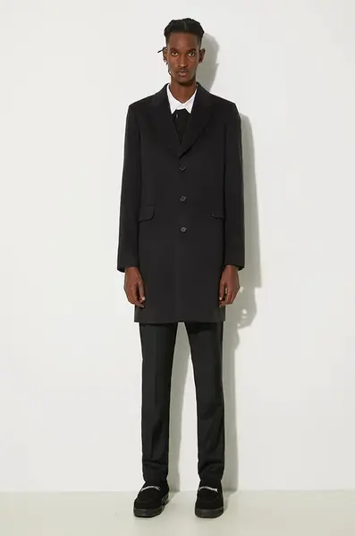 Vlněný kabát Paul Smith tmavomodrá barva, přechodný, M1R-222P-J00110