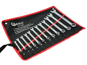 GEKO Sada očkoplochých klíčl 6–22 mm, 12 ks