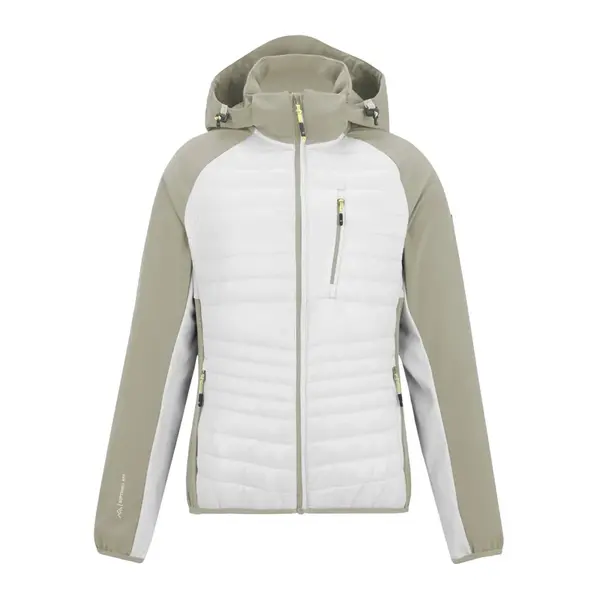 Dámská bunda regatta prohybrid ii bílá/zelená 38