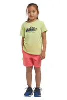 Dětské kraťasy Jack Wolfskin TURBULENCE SHORTS K růžová barva, hladké, nastavitelný pas, A63685