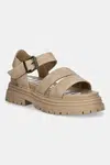 Sandály Buffalo Lennox Ts Sandal dámské, béžová barva, na platformě, 1602275-BEI