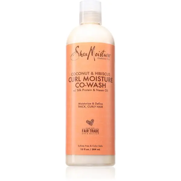 Shea Moisture Coconut & Hibiscus Co-Wash Cleanser hloubkově čisticí kondicionér pro kudrnaté vlasy 384 ml
