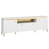 Tv stolek Lazio LAZF03 U008/U080 2D1S bílý alpský