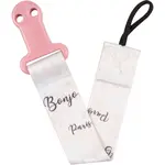Canpol babies Bonjour Paris stužka na dudlík Pink 1 ks