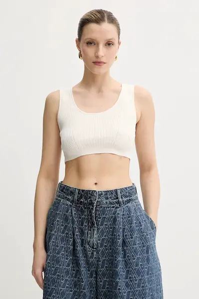 Top Armani Exchange béžová barva, XW000577 AF12740