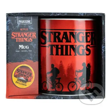 XL hrnček so samolepkou Stranger Things 500ml
