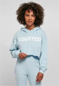 Dámský startér Cropped Hoody ledově-modrý