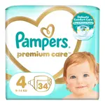 Pampers Premium Value Pack Minus velikost 4, 34 ks