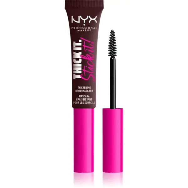 NYX Professional Makeup Thick it Stick It Brow Mascara řasenka na obočí odstín 07 Espresso 7 ml