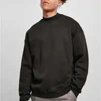 Mock Neck Crew černá