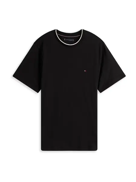 TOMMY HILFIGER Tričko  čierna / biela