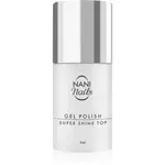 NaniNails NANI Super Shine Top vrchný lak na nechty s použitím UV/LED lampy 5 ml